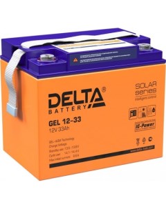 Аккумулятор для ИБП GEL 12 33 12В 33 А ч Delta