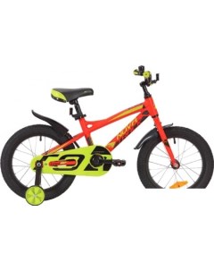 Детский велосипед Tornado 16 красный желтый 2019 Novatrack