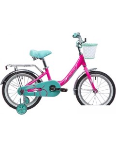 Детский велосипед Ancona 16 розовый голубой 2019 Novatrack