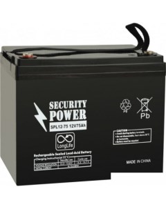 Аккумулятор для ИБП SPL 12 75 12В 75 А ч Security power