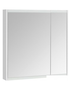 Мебель для ванных комнат Шкаф с зеркалом Нортон 80 1A249202NT010 белый Акватон