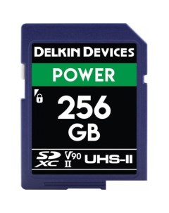 Карта памяти SDXC Power UHS II 256GB Delkin devices
