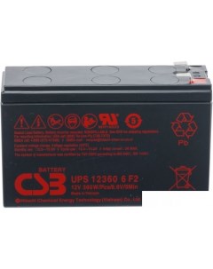 Аккумулятор для ИБП UPS123606 F2 12В 7 5 А ч Csb battery
