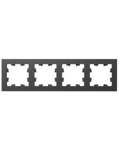 Рамка ATLASDESIGN 4-местная базальт ATN001404 Schneider electric