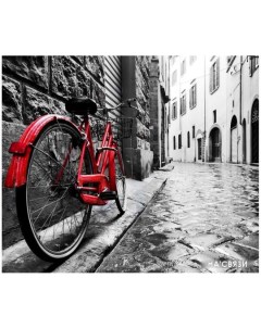 Фотообои Красный велосипед 300x254 Citydecor