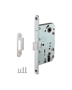 Замок врезной Та самая дверь Врезан в блок хром