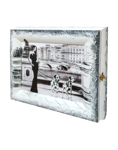 Ключница настенная Декарт Дама с далматинами 8Л2145