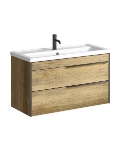 Тумба с умывальником Aqwella Fargo 100 / FRG0110DB