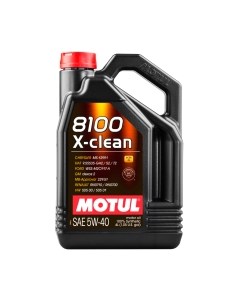 Моторное масло 8100 X-clean 5W40 / 104720 Motul