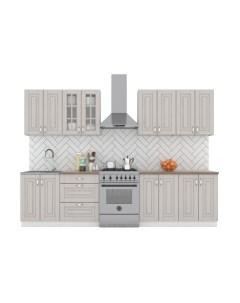 Кухонный гарнитур Интермебель Бостон-8 2.4м