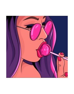 Набор алмазной вышивки Поп-арт / WD3026 Wizardi