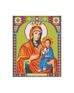Набор алмазной вышивки Икона Иверская Богородица / АЖ-2010 Алмазная живопись