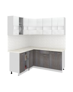 Кухонный гарнитур Кортекс-мебель Корнелия Экстра 1.5x1.8м
