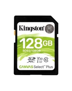 Карта памяти Kingston Canvas Select Plus SDXC (Class10) 128GB (SDS2/128GB)