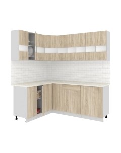 Кухонный гарнитур Кортекс-мебель Корнелия Экстра 1.5x2.1м