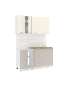 Кухонный гарнитур Кортекс-мебель Корнелия Лира 1.5м