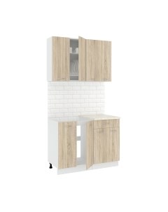 Кухонный гарнитур Кортекс-мебель Корнелия Лира-лайт 1.1м