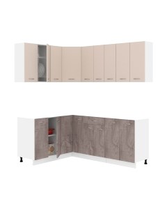 Кухонный гарнитур Кортекс-мебель Корнелия Лира 1.5x2.0 без столешницы