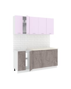 Кухонный гарнитур Кортекс-мебель Корнелия Лира-лайт 1.8м