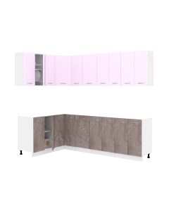 Кухонный гарнитур Кортекс-мебель Корнелия Лира 1.5x2.5 без столешницы