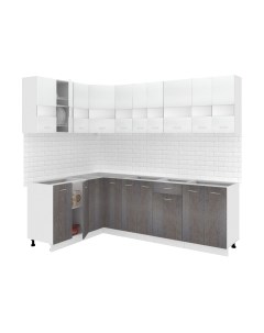 Кухонный гарнитур Кортекс-мебель Корнелия Экстра 1.5x2.4 без столешницы