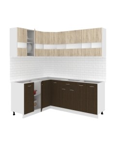 Кухонный гарнитур Кортекс-мебель Корнелия Экстра 1.5x2.0 без столешницы