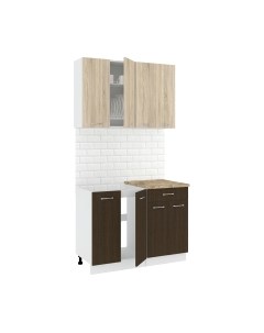 Кухонный гарнитур Кортекс-мебель Корнелия Лира-лайт 1.1м