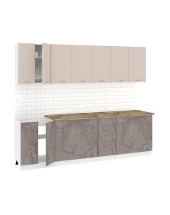 Кухонный гарнитур Кортекс-мебель Корнелия Лира 2.6м