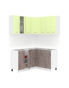 Кухонный гарнитур Кортекс-мебель Корнелия Лира 1.5x1.4 без столешницы