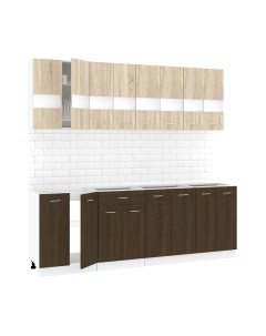 Кухонный гарнитур Кортекс-мебель Корнелия Экстра 2.3 без столешницы