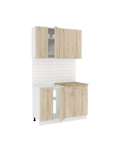 Кухонный гарнитур Кортекс-мебель Корнелия Лира-лайт 1.2м