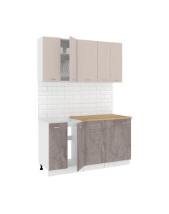 Кухонный гарнитур Кортекс-мебель Корнелия Лира-лайт 1.5м