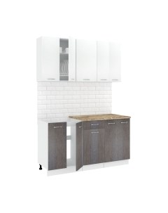 Кухонный гарнитур Кортекс-мебель Корнелия Лира-лайт 1.5м