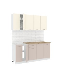 Кухонный гарнитур Кортекс-мебель Корнелия Лира-лайт 1.8м