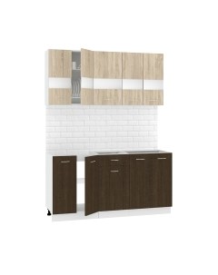 Кухонный гарнитур Кортекс-мебель Корнелия Экстра 1.6 без столешницы