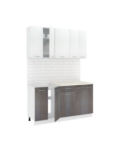 Кухонный гарнитур Кортекс-мебель Корнелия Лира-лайт 1.5м