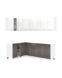 Кухонный гарнитур Кортекс-мебель Корнелия Лира 1.5x2.2 без столешницы