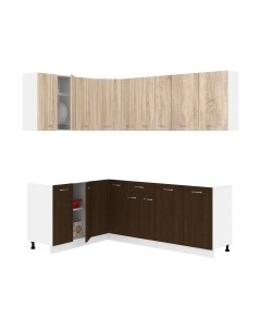 Кухонный гарнитур Кортекс-мебель Корнелия Лира 1.5x2.2 без столешницы