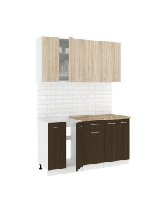 Кухонный гарнитур Кортекс-мебель Корнелия Лира-лайт 1.5м
