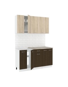 Кухонный гарнитур Кортекс-мебель Корнелия Лира-лайт 1.5м