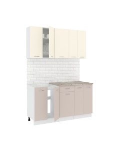 Кухонный гарнитур Кортекс-мебель Корнелия Лира-лайт 1.5м