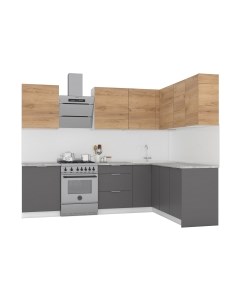 Кухонный гарнитур Интермебель Микс Топ-29 2.1x1.72м правая