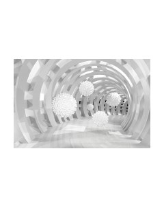 Фотообои листовые Citydecor Тоннель Шары 3D