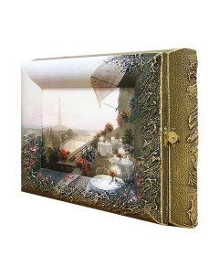 Ключница настенная Декарт Вечер на балконе 8Л1000