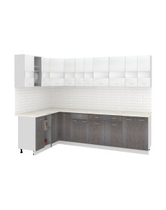 Кухонный гарнитур Кортекс-мебель Корнелия Экстра 1.5x2.8м