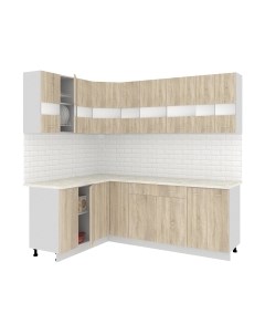 Кухонный гарнитур Кортекс-мебель Корнелия Экстра 1.5x2.2м