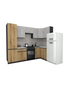 Кухонный гарнитур ВерсоМебель Эко-7 1.2x2.6 правая Версомебель