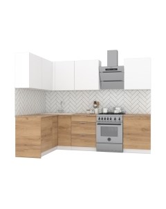 Кухонный гарнитур Интермебель Микс Топ-26 2.1x1.52м левая