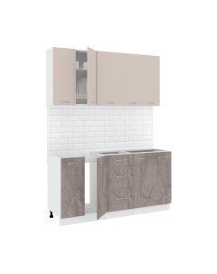 Кухонный гарнитур Кортекс-мебель Корнелия Лира 1.6 без столешницы