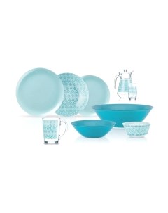 Набор столовой посуды Luminarc Simply Fantasiya Turquoise V2713